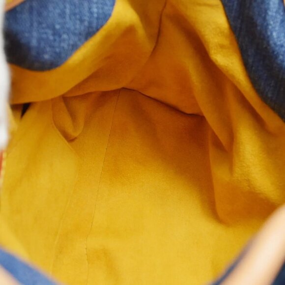 Louis Vuitton Blue Monogram Denim Pleaty Handbag - Picture 5 of 8